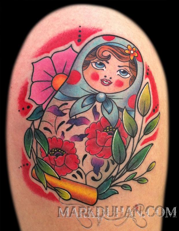 NESTING DOLL by Mark Duhan TattooNOW